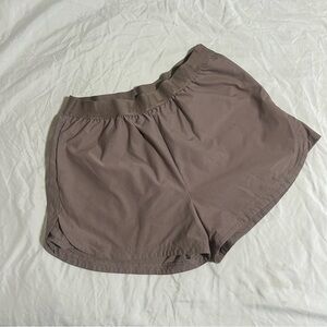 Madewell Women's Athletic Shorts in Taupe